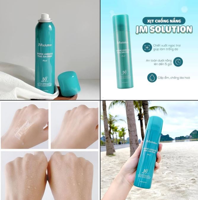 Xịt Chống Nắng JM Solution có tốt không? Có an toàn không