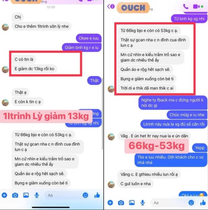 Sờn lỳ giảm cân hiệu quả được nhiều khách hàng tin dùng