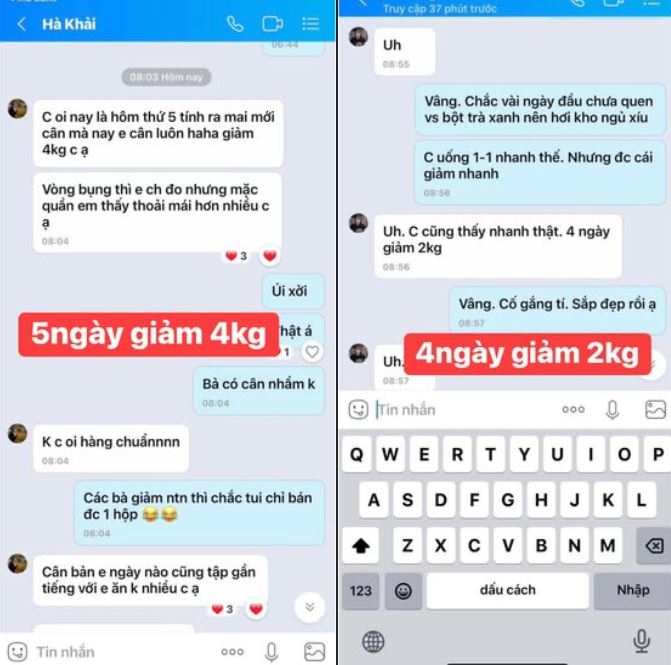 Sờn lỳ giảm cân hiệu quả được nhiều khách hàng tin dùng