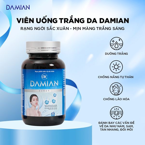 Viên Uống Trắng Da Damian chính hãng