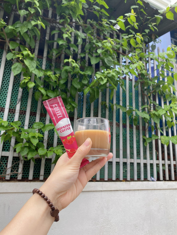 à phê Mâm Xôi giảm cân Raspberry Coffee l