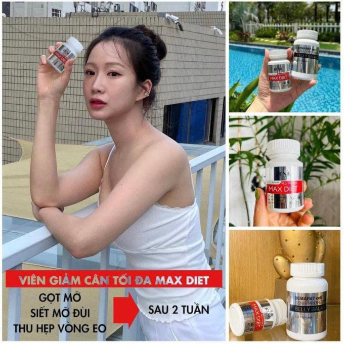 Hình ảnh review từ khách hàng sau khi dùng MAX DIET GENIE Hàn Quốc