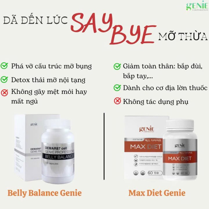 Genie Max Diet có an toàn không