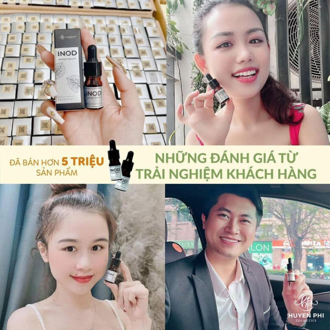 Serum Inod được nhiều khách hàng sử dụng hiệu quả