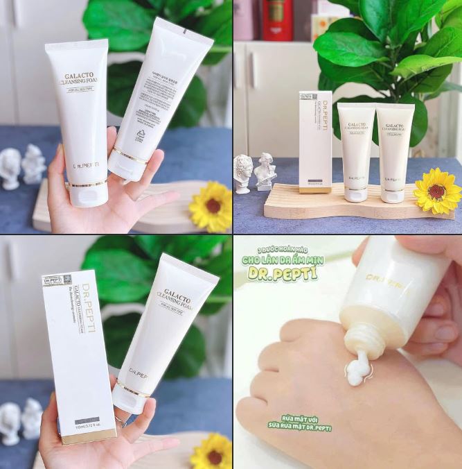 Sữa rửa mặt Dr.Pepti+ Galacto Cleansing Foam có tốt không