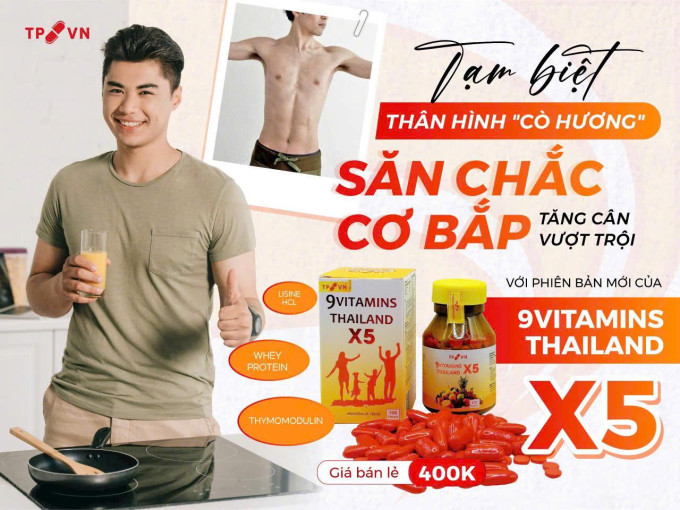 9 vitamin thái lan mẫu mới 