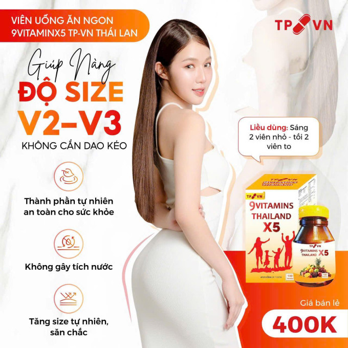 9 loại vitamin của thái lan mẫu mới chính hãng