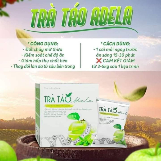 Trà Táo giảm cân Adela có tốt không