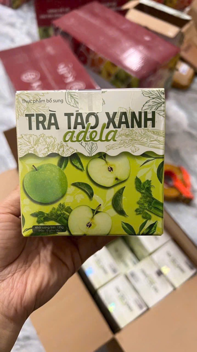 Trà Táo giảm cân Adela chính hãng mẫu mới nhất