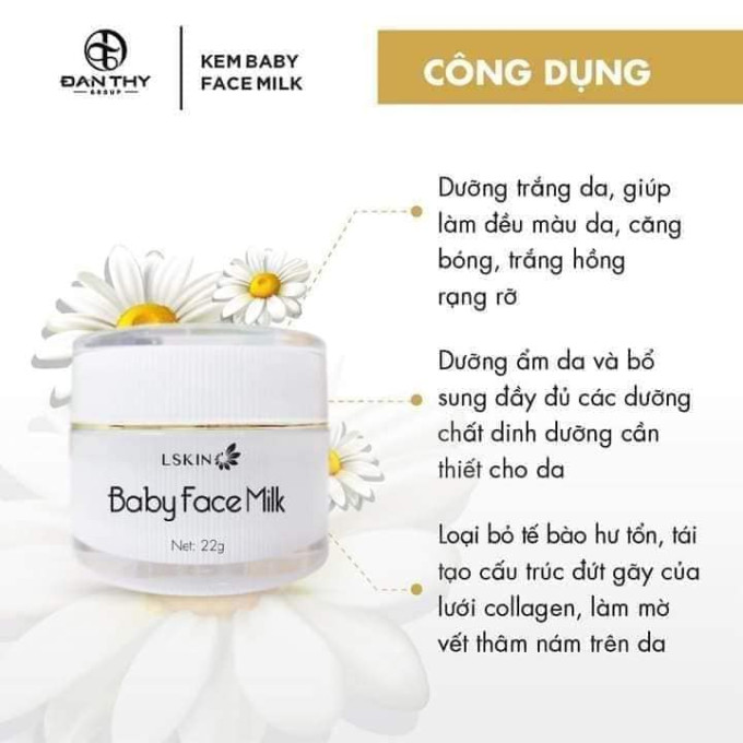 Kem Sữa Baby Face Milk có tốt không