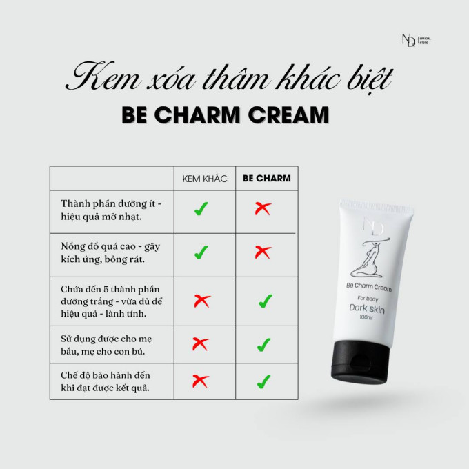 Điểm khác biệt nổi bật của Be Charm