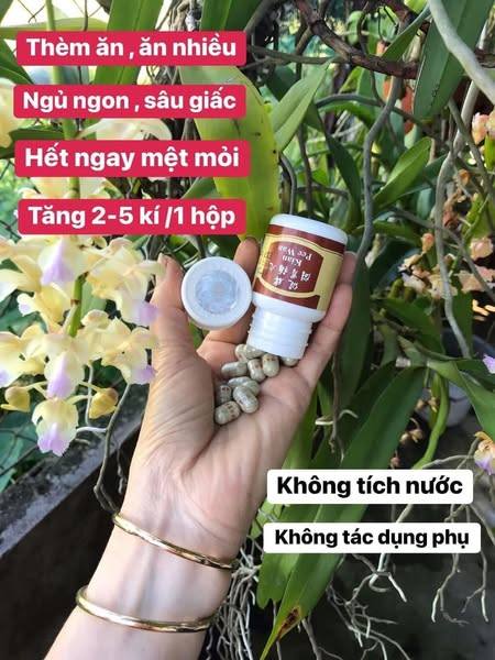 Viên uống ăn ngon ngủ ngon phù hợp cho người gầy, mất ngủ, ăn uống kém