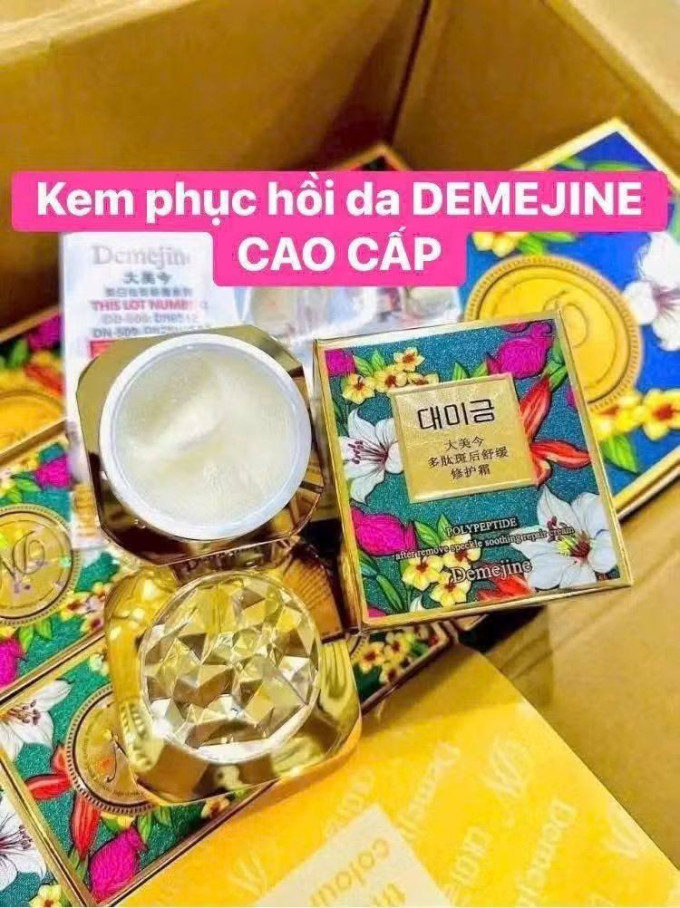 Kem phục hồi Demejine - Giải pháp phục hồi da nhạy cảm, tổn thương sau treatment