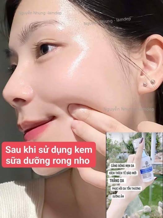 Dưỡng ẩm sâu – da mịn mềm, căng bóng