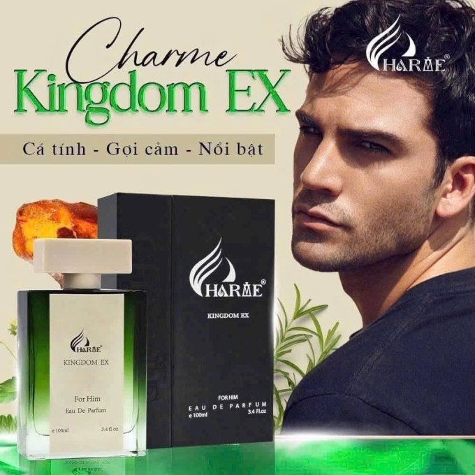 Nước Hoa Charme Kingdom EX 100ml – Mùi Hương Unisex Tinh Tế, Cuốn Hút