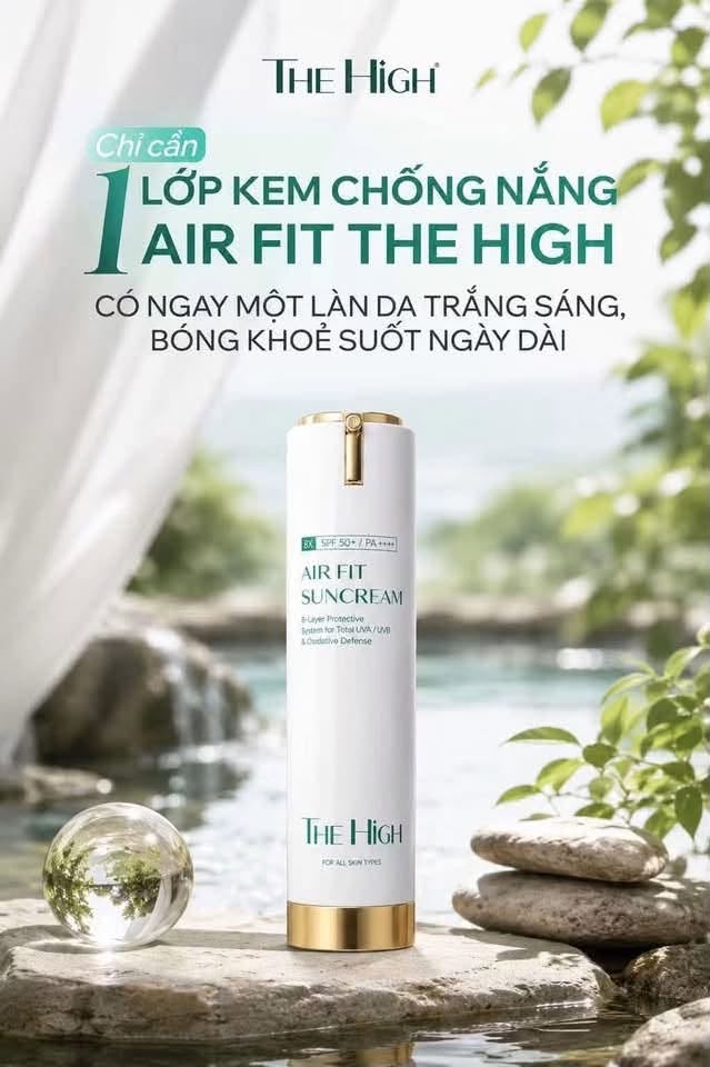 Kem Chống Nắng The High Chính hãng| Mẫu mới -chống nắng nâng tone