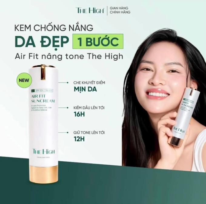 Sữa chống nắng The High chính hãng mẫu mới