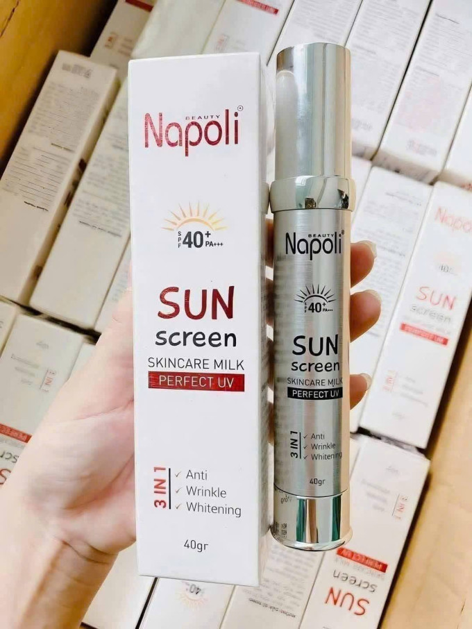 Kem Chống Nắng Phân Tử Nước Napoli Hải Âu Việt – Bảo vệ da tối ưu, dưỡng da chuyên sâu mỗi ngày