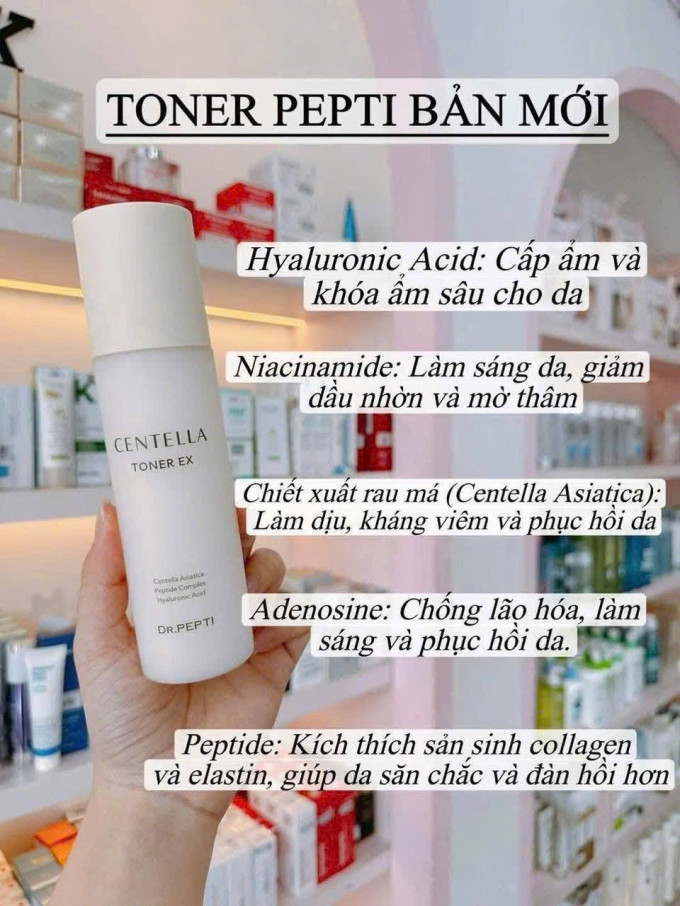 Nước Hoa Hồng Dr Pepti – Cấp Ẩm Sâu, Phục Hồi Da Căng Bóng Tự Nhiên