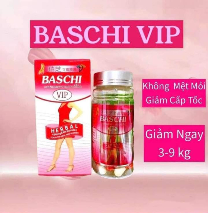 Giảm cân Baschi Hồng Vip -Hỗ Trợ Kiểm Soát Cân Nặng Hiệu Quả