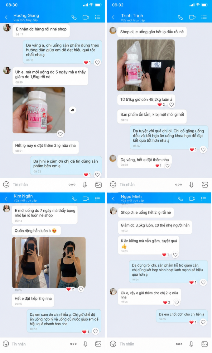 Review đánh giá từ khách hàng sau khi sử dụng sản phẩm