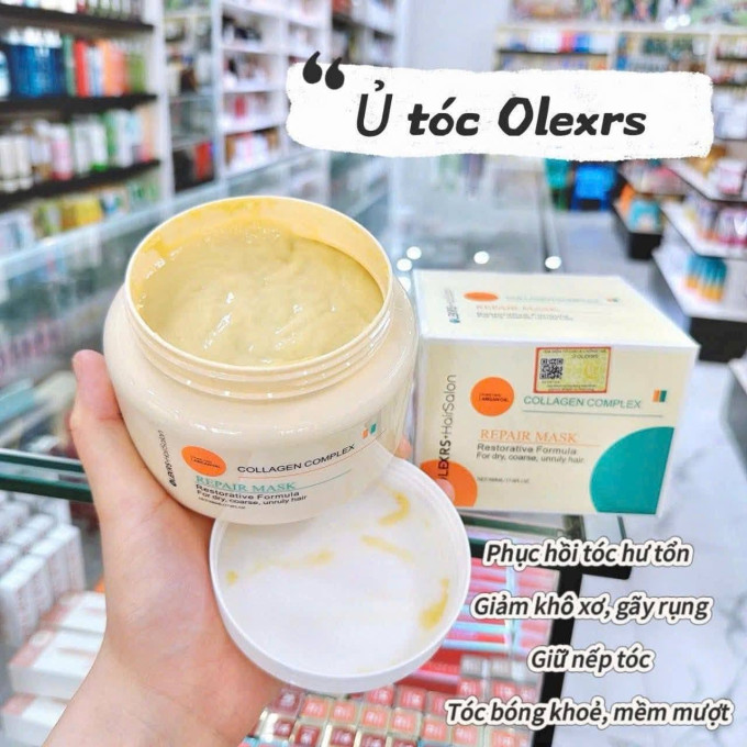 Kem Ủ Tóc Olexrs Chính Hãng – Giải Pháp Phục Hồi Tóc Khô Xơ, Hư Tổn Hiệu Quả