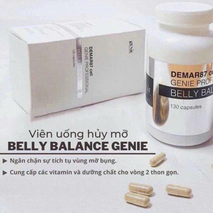 Viên uống hỗ trợ giảm mỡ bụng Demar87 Cell Có Tốt Không?