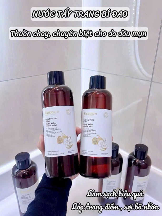 Nước tẩy trang bí đao Cocoon được nhiều khách hàng tin dùng