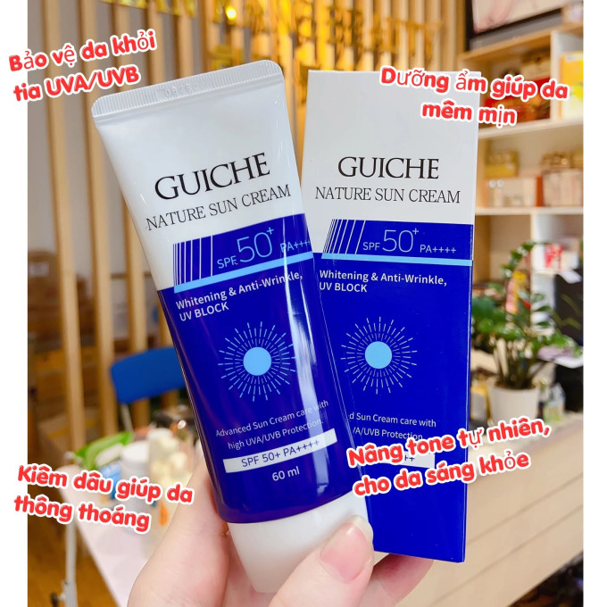 Kem chống nắng Guiche Nature Sun Cream SPF50+ PA++++