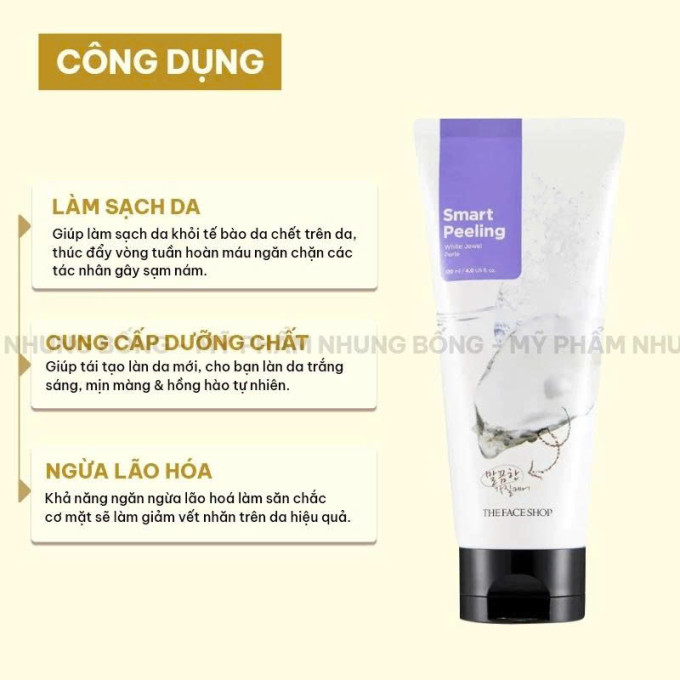Hỗ trợ loại bỏ tế bào chết tích tụ trên da.