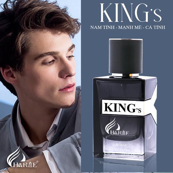Nước Hoa Nam Charme King 60ml Chính Hãng – Hương Gỗ Nam Tính, Cuốn Hút