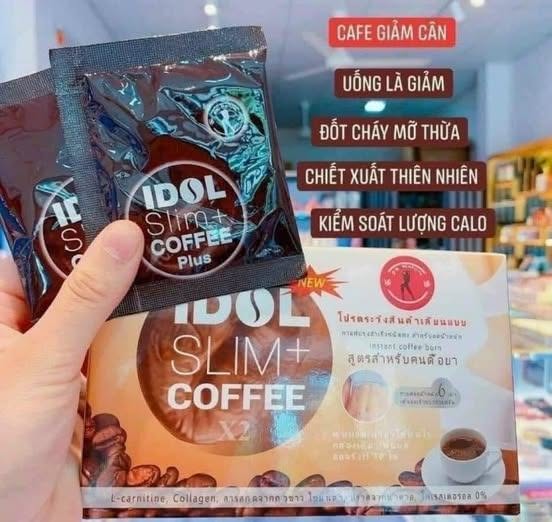 Cà phê giảm cân IDOL SLIM COFFEE 3In1 mẫu mới