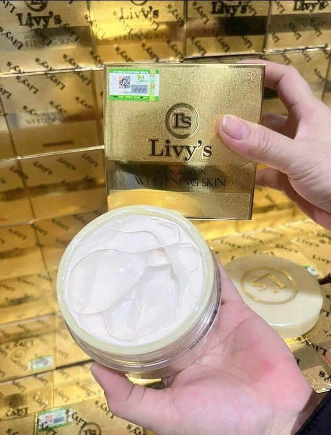 Kem Body Livy’s Vàng 250g – Dưỡng Trắng, Chăm Sóc Da Body
