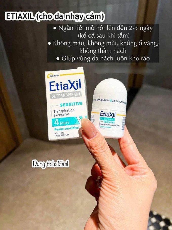 Lăn Khử Mùi Etiaxil Cho Da Nhạy Cảm