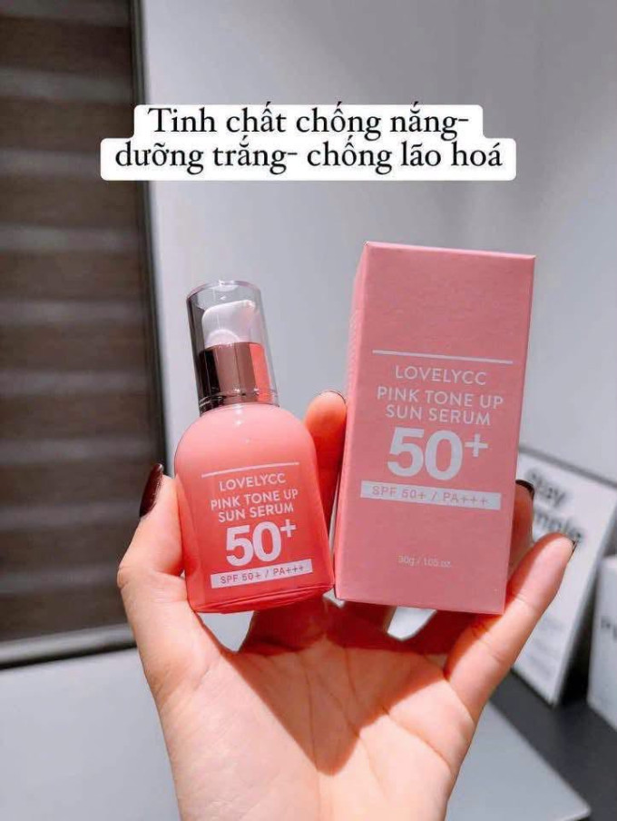 Tinh Chất Chống Nắng LovelyCC Cellapy Pink Tone Up Ampoule