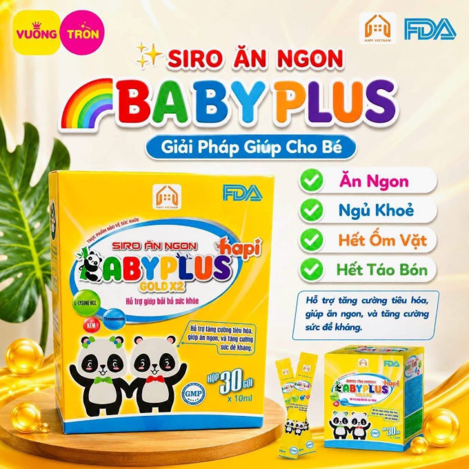 Siro Ăn Ngon Baby Plus Chính Hãng – Bổ Sung Dinh Dưỡng Cho Bé