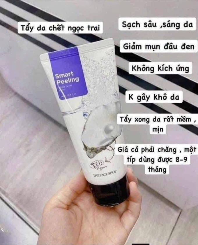 Tẩy Da Chết The Face Shop White Jewel Peeling Gel 120ml