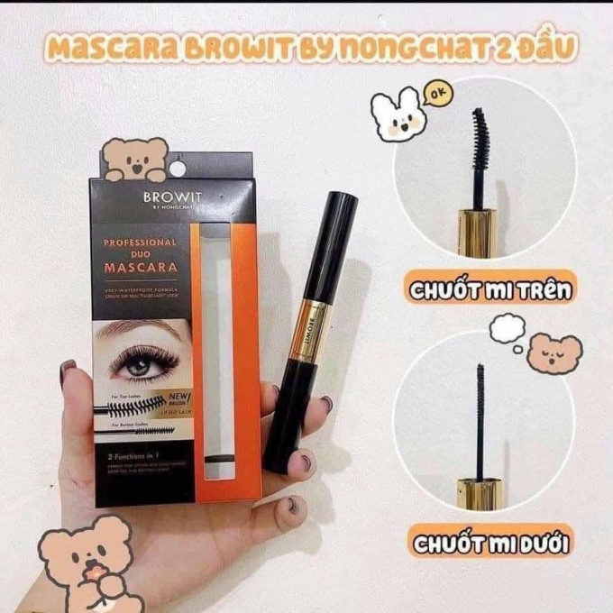 Mascara 2 Đầu Browit Professional Duo Mascara 4g + 4g Sexy Black