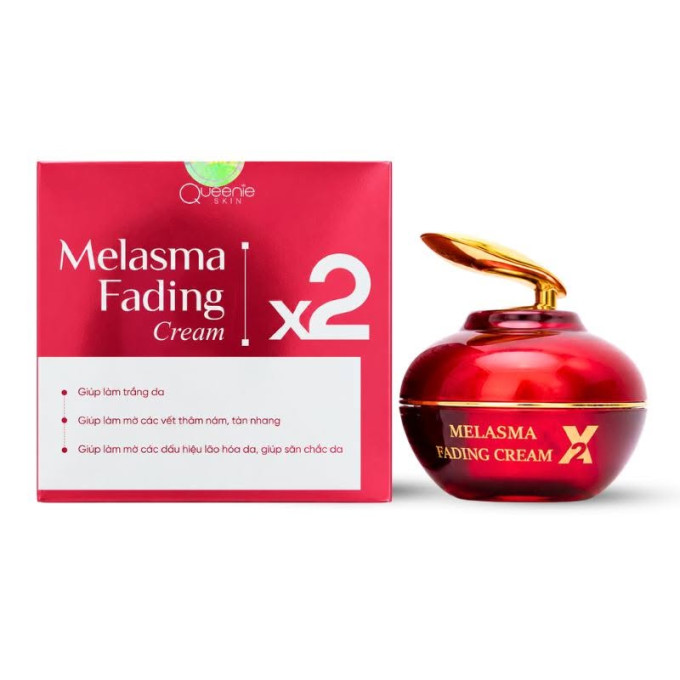 Huyết Nám Bóc Tách X2 Queenie Skin – Kem Dưỡng Hỗ Trợ Mờ Thâm Nám