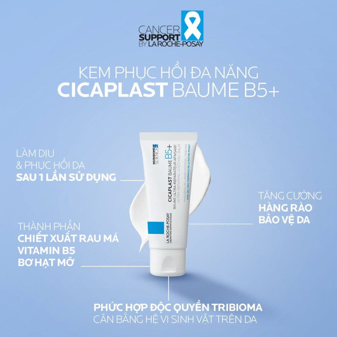 Kem dưỡng La Roche-Posay Cicaplast Baume B5+ chính hãng được nhiều khách hàng tin dùng