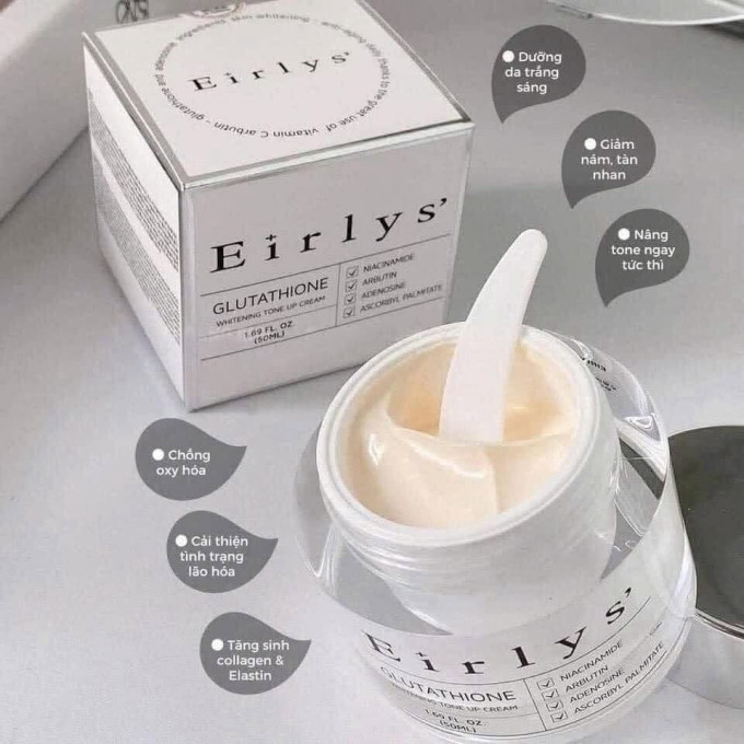 Kem Dưỡng Trắng Da Eirlys Glutathione Whitening Tone Up Cream 50ml