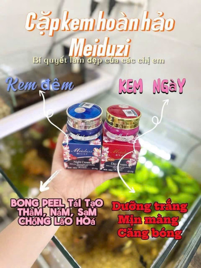 Kem Meiduzi Chính Hãng Day Cream & Night Cream – Dưỡng Ẩm, Chăm Sóc Da