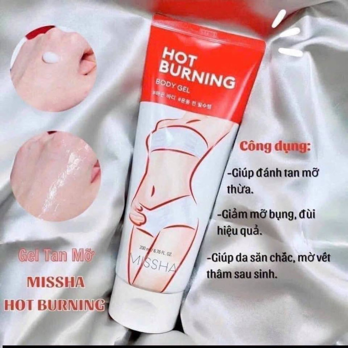 Hot Burning Missha 200ml – Gel Massage Body Chăm Sóc Da Cơ Thể