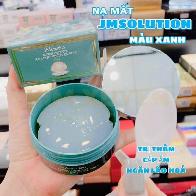 Mặt Nạ Mắt JM Solution Xanh 90g – Dưỡng Ẩm, Chăm Sóc Vùng Da Quanh Mắt