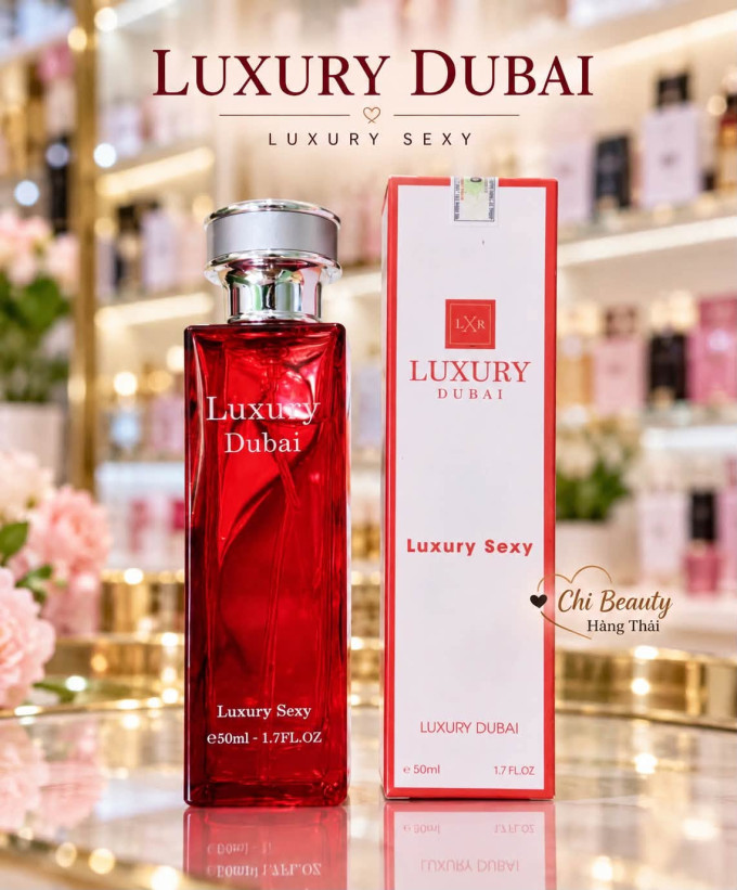 Nước Hoa Nữ Luxury Dubai Sexy 50ml – Hương Thơm Ngọt Ngào, Nữ Tính
